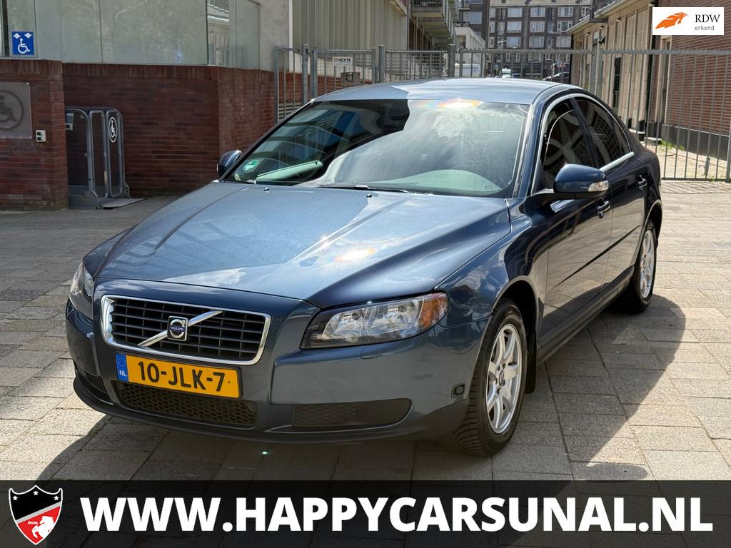 Volvo S80 2.5 TAUTOMAAT NIEUWE APK,, Auto's, Stof, Zwart, Blauw, 2521 cc