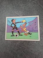 Panini sticker Voetbal 78. Voetbalcartoon., Verzenden, Zo goed als nieuw, Sticker