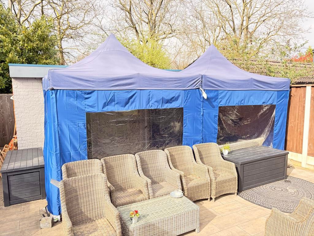 Easy Up Partytent - Snel Opzetbaar, Ophalen, Gebruikt, Opvouwbaar, Partytent