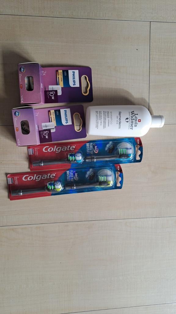 Colgate opzetborstels, Philips LED, Louis Widmer sham, Ophalen of Verzenden, Overige typen