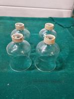theelichtglaasjes opzetstukken vier stuks, Ophalen of Verzenden, 'T Olde Gre-j, Info@toldegrej.nl, Endepoelstraat 20f Didam
