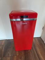 Retro rode Swan prullenbak met sensor, Huis en Inrichting, Woonaccessoires | Prullenbakken, 40 liter of meer, Ophalen, Minder dan 50 cm