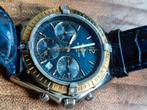 breitling chronograaf sextant massief gouden bezel, Ophalen, Zo goed als nieuw, Breitling