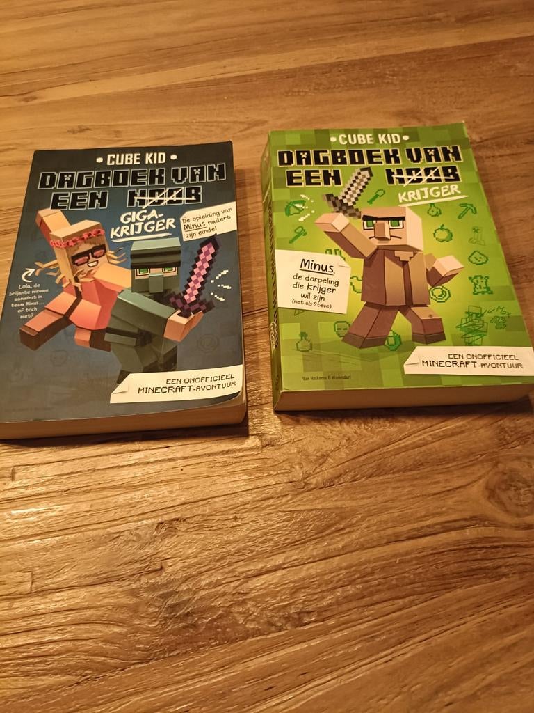 2 minecraft boeken te koop, Ophalen of Verzenden, Zo goed als nieuw