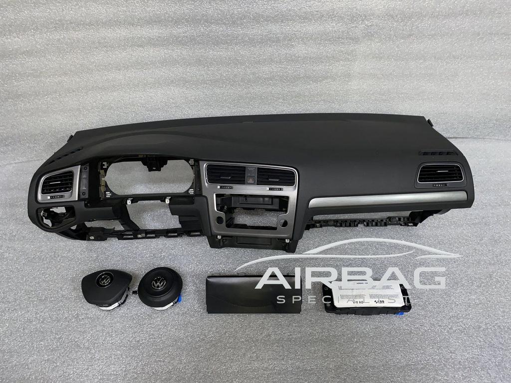 Volkswagen Golf 7 dashboard + airbag set 5G0880201A 5G088020, Gebruikt, -, -, Ophalen of Verzenden