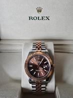 Rolex Datejust Chocolate 41mm (nieuw), Sieraden, Tassen en Uiterlijk, Horloges | Heren, Staal, Polshorloge, Nieuw, Ophalen of Verzenden