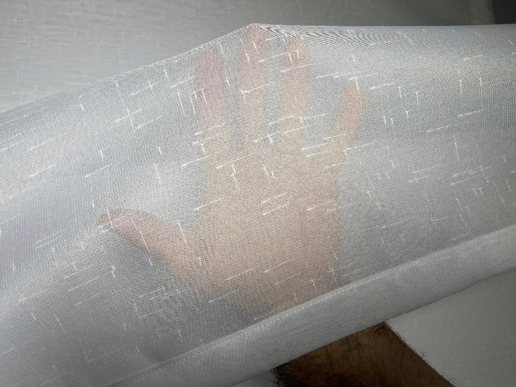 1 mooi Vitrage (zonder plooi strak 10meter x 240cm) koopje, N, N, 200 cm of meer, Vitrage
