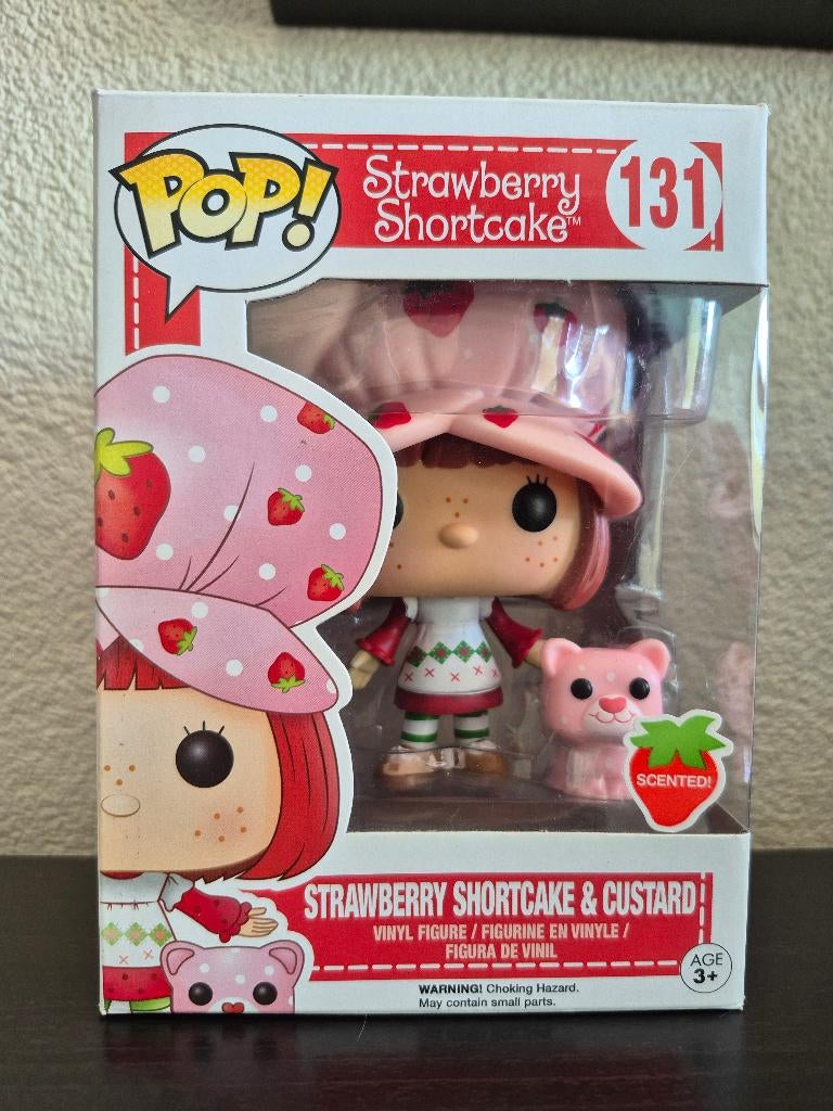 Funko Pop Strawberry Shortcake & Custard 131, Ophalen of Verzenden, Zo goed als nieuw