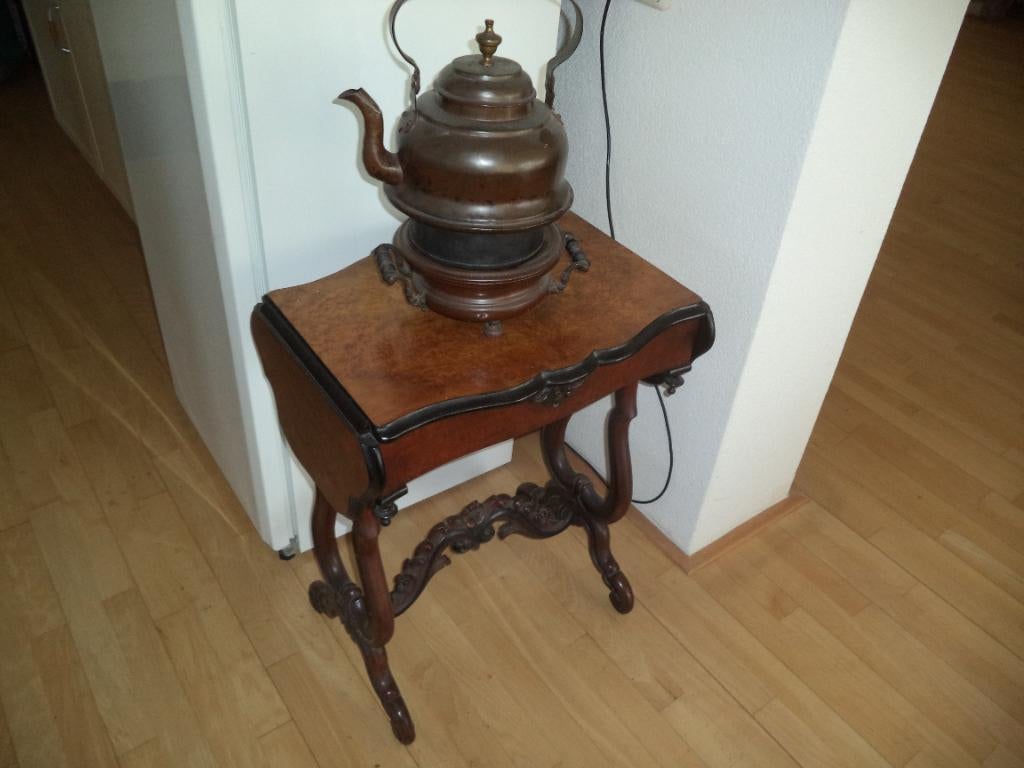 ANTIEKE KETEL MET WARM HOUDER, Antiek en Kunst, Ophalen of Verzenden, Koper