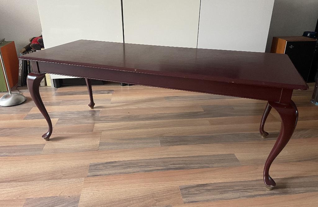 Salontafel Queen Anne Stijl, Ophalen, 100 tot 150 cm, 50 tot 100 cm, Kersenhout