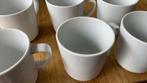Hema chicago 6 witte koffie mokken inh 275 ml, Huis en Inrichting, Ophalen of Verzenden, Zo goed als nieuw, Overige stijlen, Kop(pen) en/of Schotel(s)
