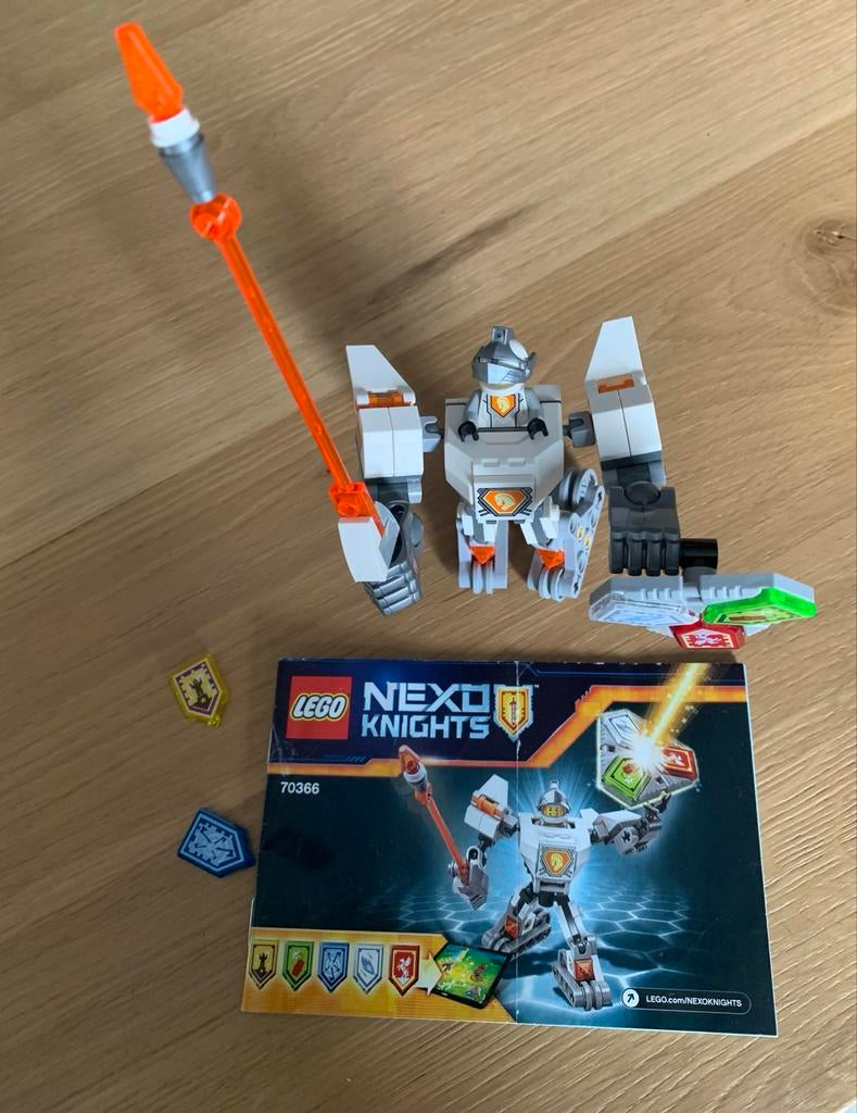 LEGO Nexo Knights 70366 Battle Suit Lance, Lego, Ophalen of Verzenden, Zo goed als nieuw, Inclusief instructies
