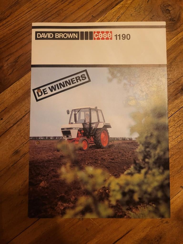 Tractor folder David Brown Case 1190, Ophalen of Verzenden, Zo goed als nieuw