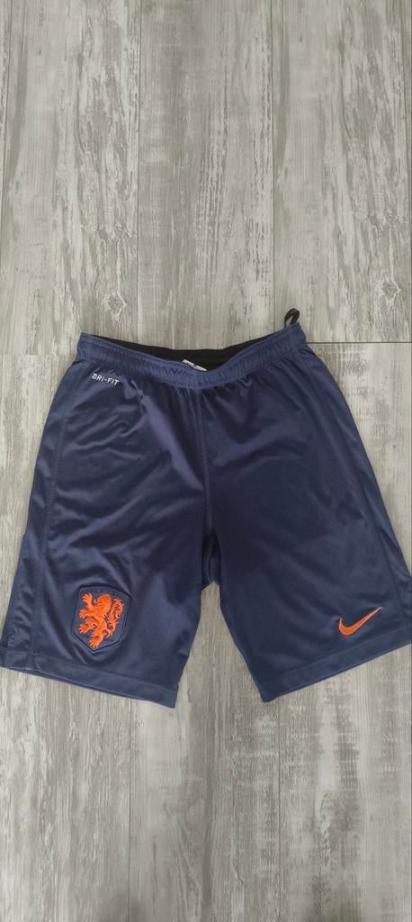 Nike Nederlands Elftal Voetbal Short - 2014 - Football, Blauw, Nike, Ophalen of Verzenden, Zo goed als nieuw