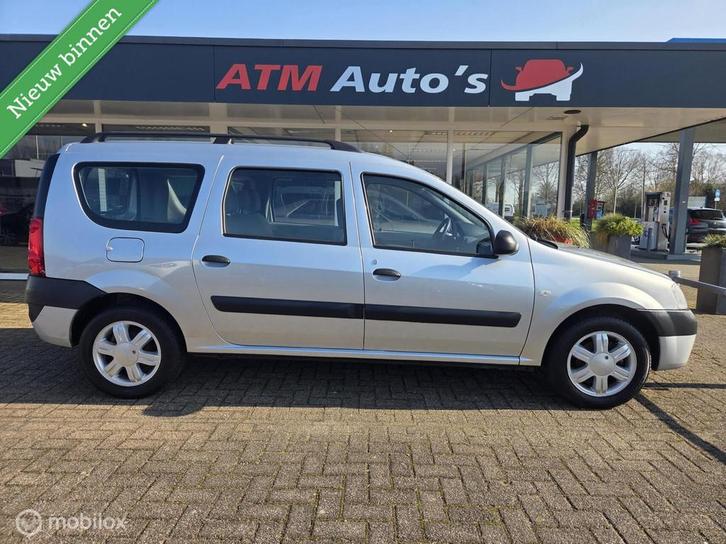 Dacia Logan MCV 1.6 Ambiance Airco Apk LMV Trekhaak KM NAP, Auto's, Dacia, Bedrijf, Te koop, Logan MCV, ABS, Airbags, Airconditioning