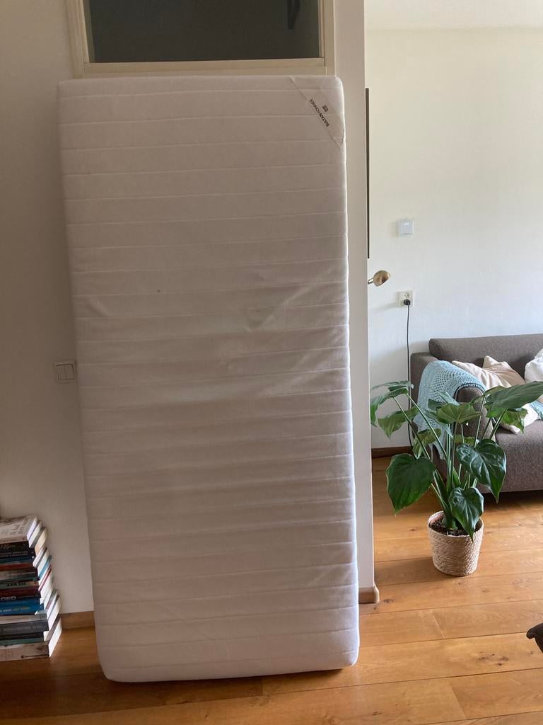 Ikea matras 200x90x13, 90 cm, Eenpersoons, Ophalen of Verzenden, Zo goed als nieuw