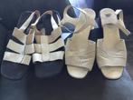 Gratis 2 paar sandalen maat 42, Kleding | Dames, Ophalen, Beige, Sandalen of Muiltjes, Gedragen