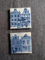 Twee KLM tegeltjes - Business Class, Ophalen of Verzenden, Zo goed als nieuw