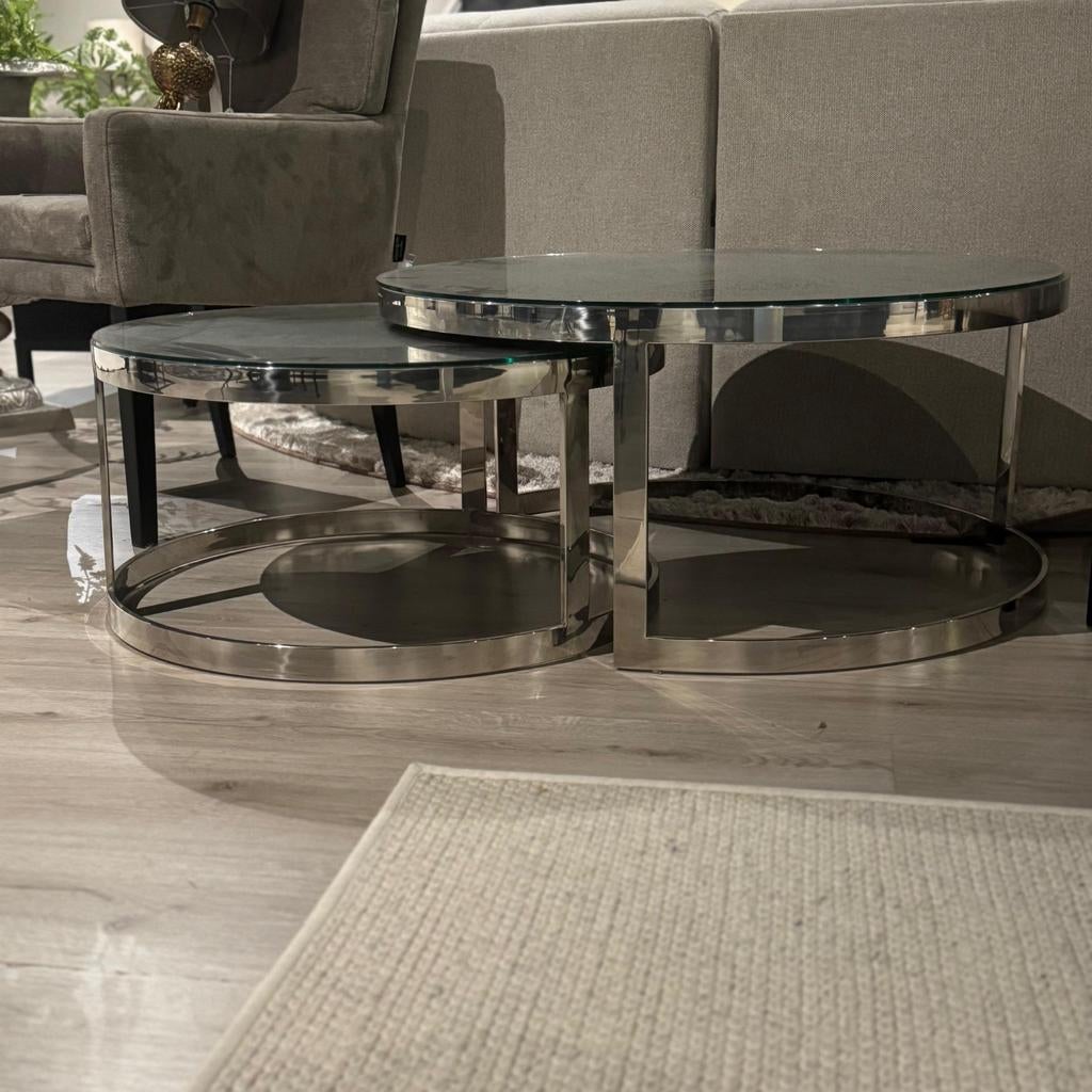 Richmond sale salontafel herringbone zilver, Ophalen