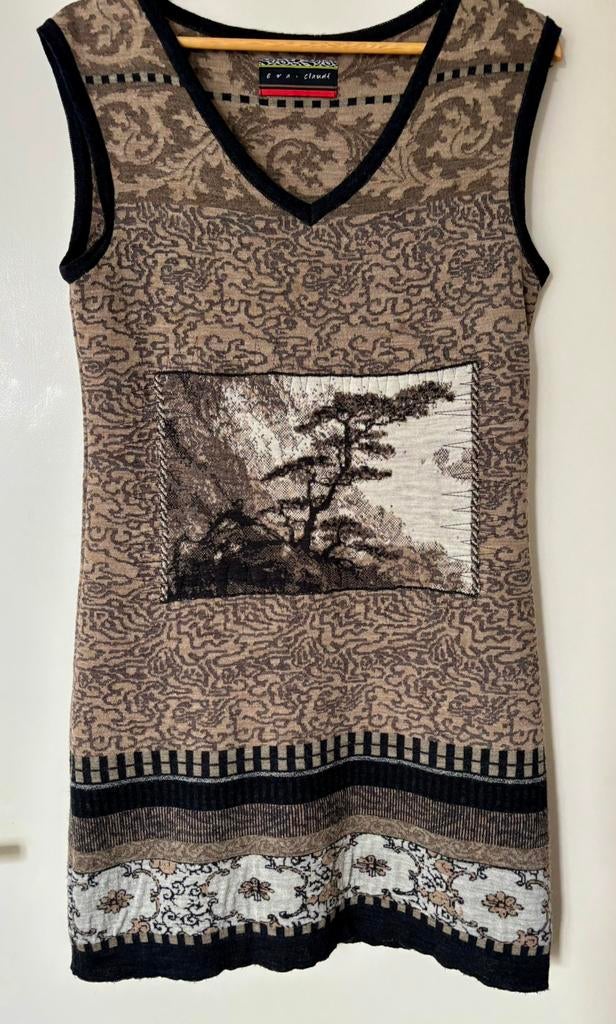 Eva & Claudi wollen tuniek/jurkje, Ophalen of Verzenden, Zo goed als nieuw, Maat 38/40 (M), Boven de knie