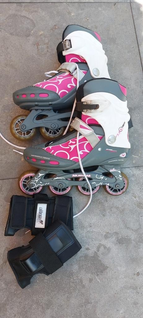 Nijdam skates maat 39 met bescherming, Overige merken, Gebruikt, Ophalen of Verzenden, Inline skates 4 wielen