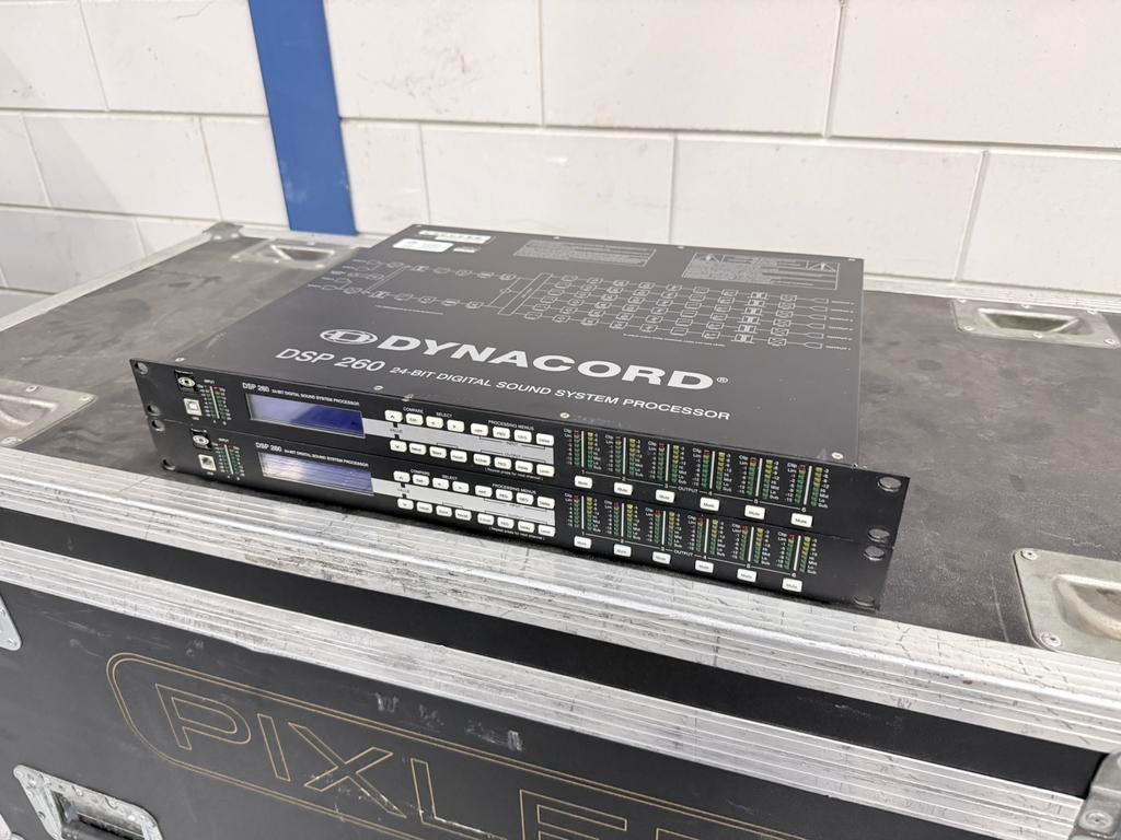 2x Dynacord DSP 260 – luidspreker management processor, Muziek en Instrumenten, Ophalen of Verzenden, Zo goed als nieuw