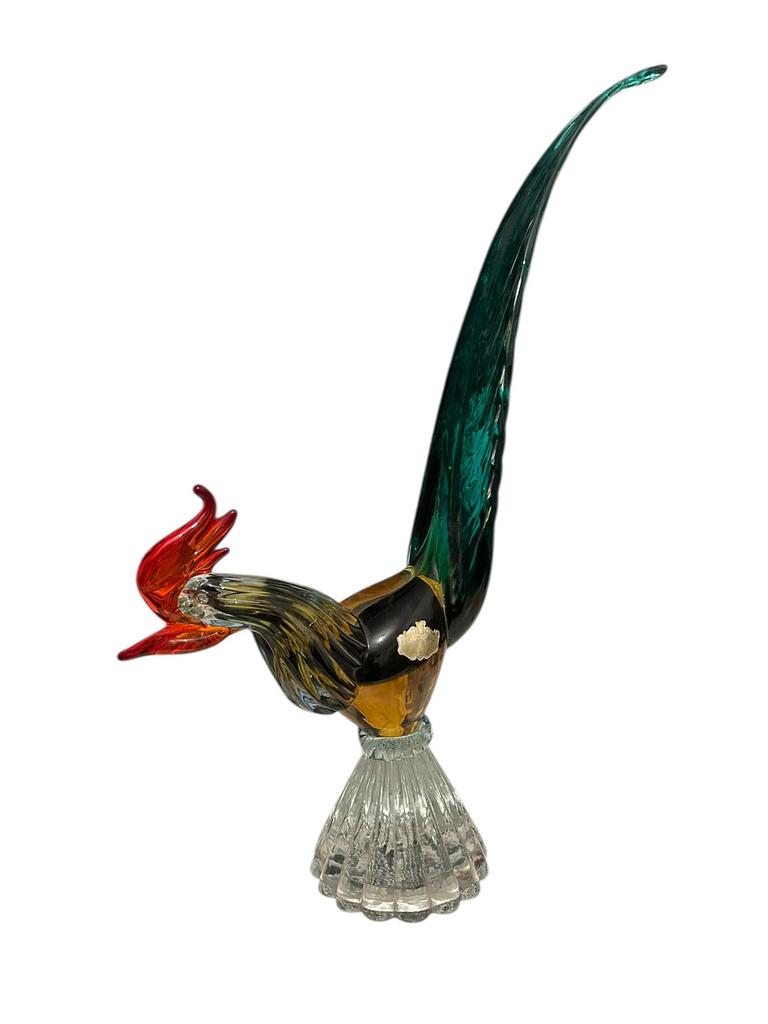 Murano paradijsvogel - 1960s, Antiek en Kunst, Antiek | Glas en Kristal, Ophalen of Verzenden