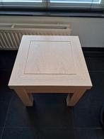 Licht Eiken Bijzettafel - Zware Kwaliteit, Huis en Inrichting, Tafels | Bijzettafels, Ophalen, Rechthoekig, Minder dan 55 cm, Minder dan 45 cm