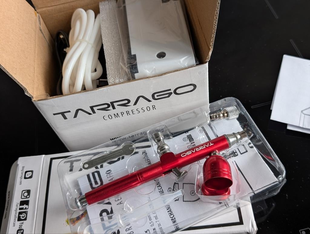 Tarrago airbrush set nieuw en ongebruikt, Ophalen of Verzenden, Nieuw
