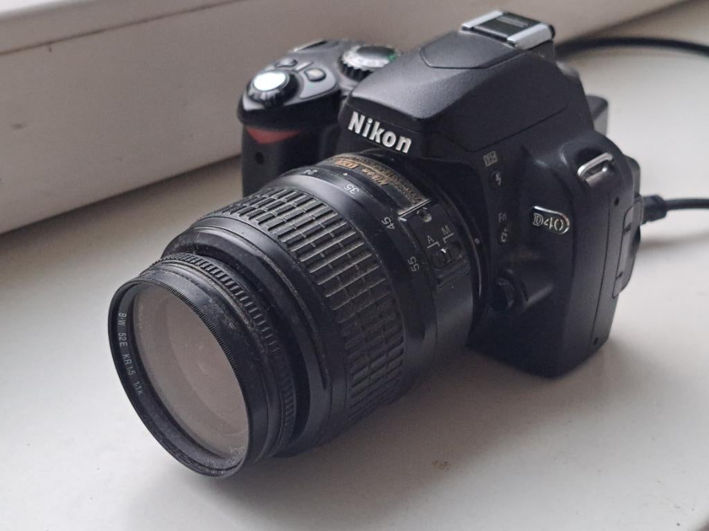 Nikon D40 digitale spiegelreflexcamera, Spiegelreflex, Ophalen of Verzenden, Zo goed als nieuw, Nikon