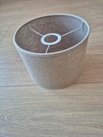 Lamkenkap beige/naturel, Huis en Inrichting, Lampen | Hanglampen, Ophalen, Zo goed als nieuw, Minder dan 50 cm