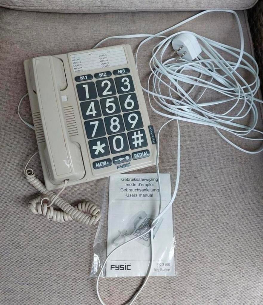 Aangeboden Fysic senioren telefoon, Ophalen of Verzenden