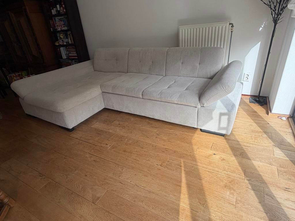 Zeer nette hoekbank in uitstekende staat, Ophalen of Verzenden, Zo goed als nieuw, Stof