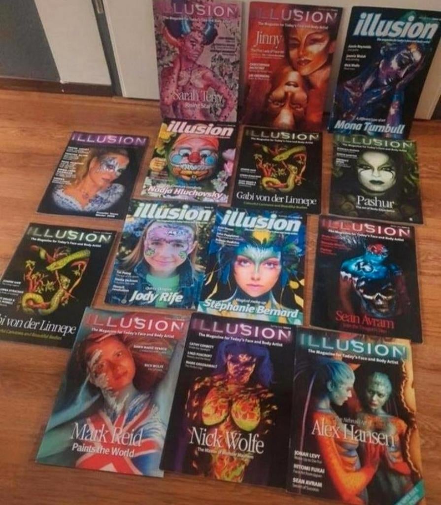 Illusion Magazine: Magazine for Today's Face and Body Artist, Boeken, Ophalen of Verzenden, Zo goed als nieuw, Overige typen