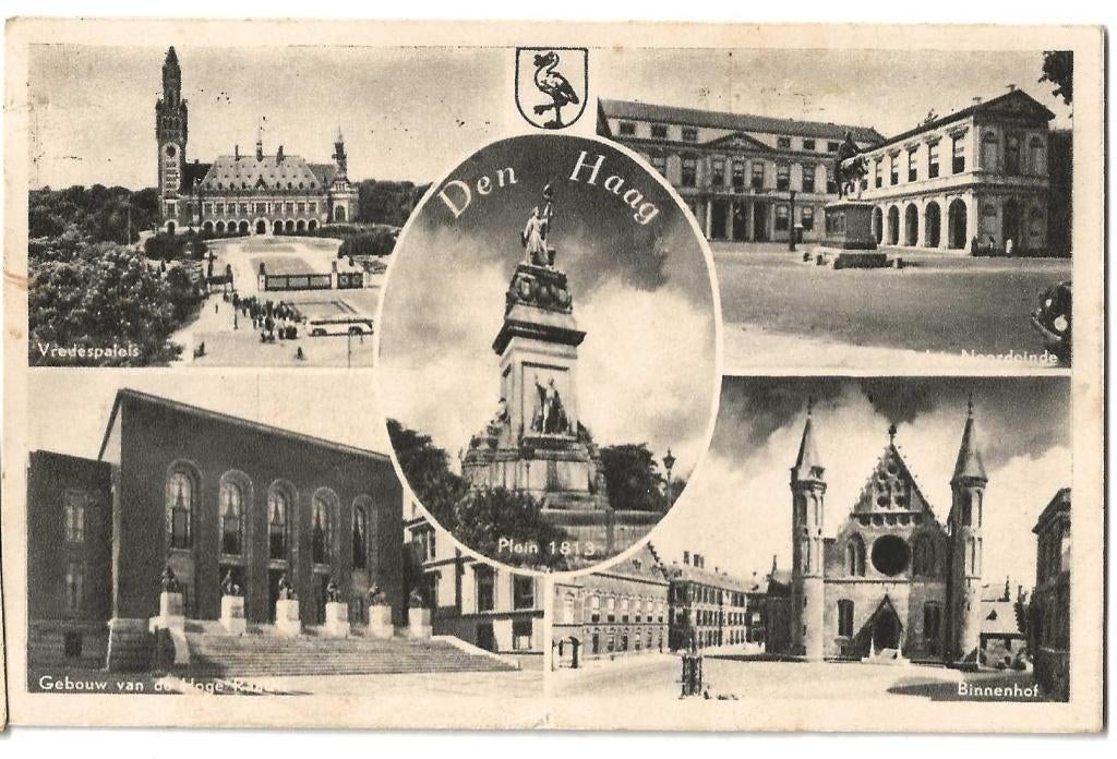 Jt25-157  Den Haag, Verzenden, 1940 tot 1960, Gelopen, Zuid-Holland