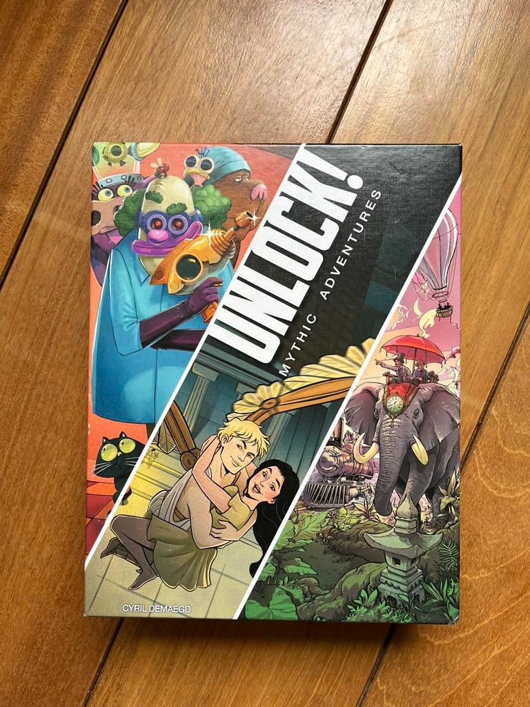 Unlock escape room bordspel (english), Hobby en Vrije tijd, Gezelschapsspellen | Kaartspellen, Ophalen, Zo goed als nieuw