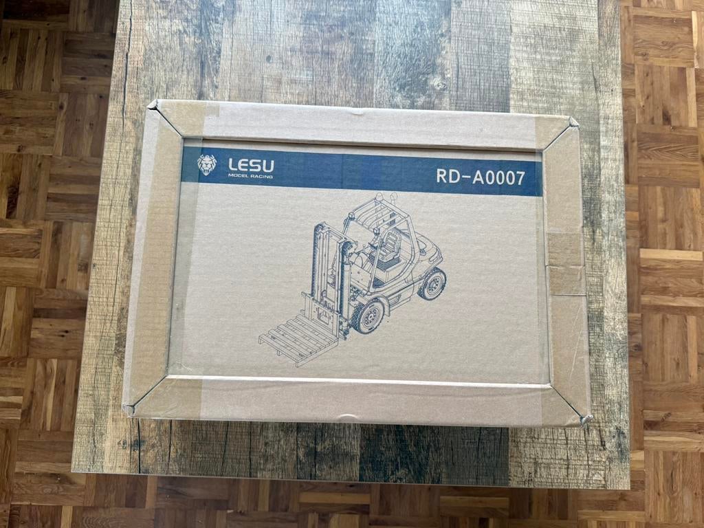 Hydraulische Linde heftruck Lesu RC 1/14 BouKit, Ophalen of Verzenden, Nieuw, Schaal 1:14