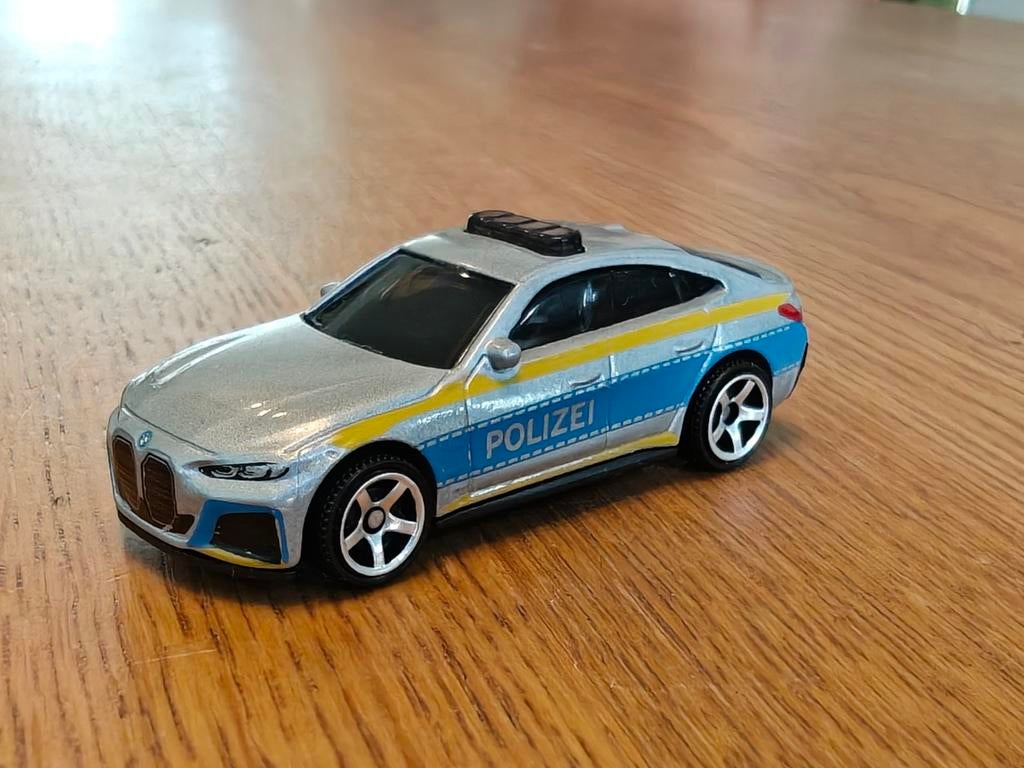 Matchbox BMW I4 Polizei, Ophalen of Verzenden, Zo goed als nieuw, Auto