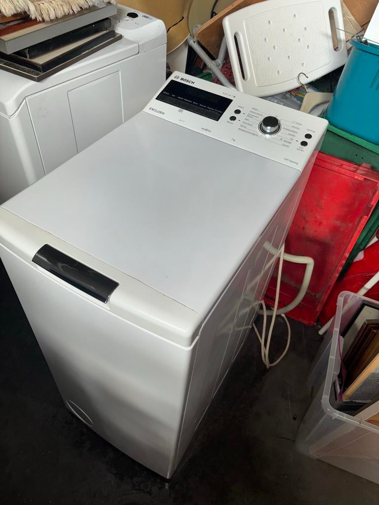 Bosch Serie 6 Exclusiv bovenlader wasmachine 7kg, Witgoed en Apparatuur, Wasmachines, Ophalen, Gebruikt, Bovenlader, 85 tot 90 cm