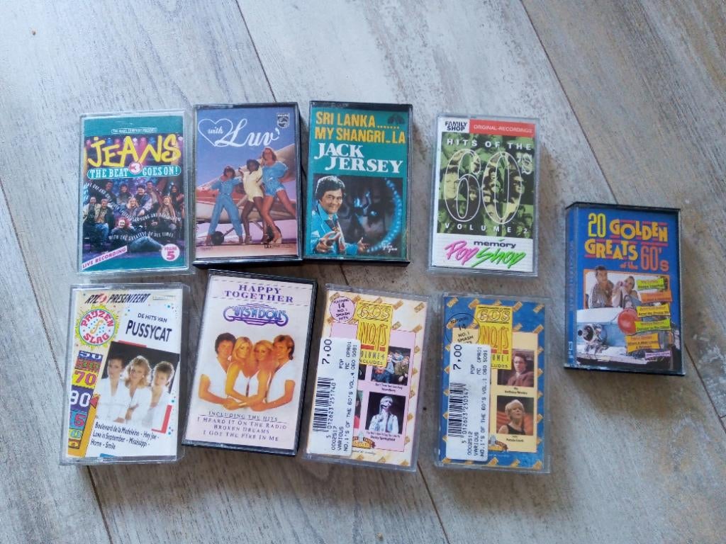 Cassette s, Ophalen of Verzenden, Gebruikt, Pop, 2 t/m 25 bandjes