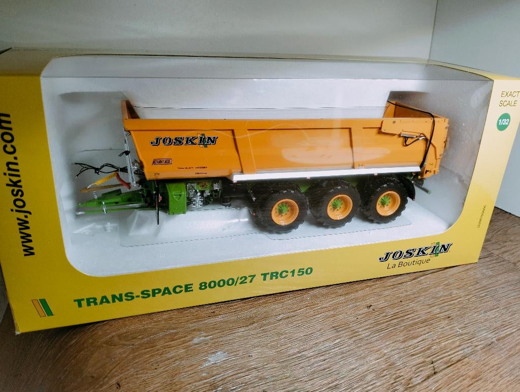 Te koop UH Joskin Trans-Space 8000/27 TRC150 kieper., Hobby en Vrije tijd, Modelauto's | 1:32, Ophalen, Nieuw, Tractor of Landbouw