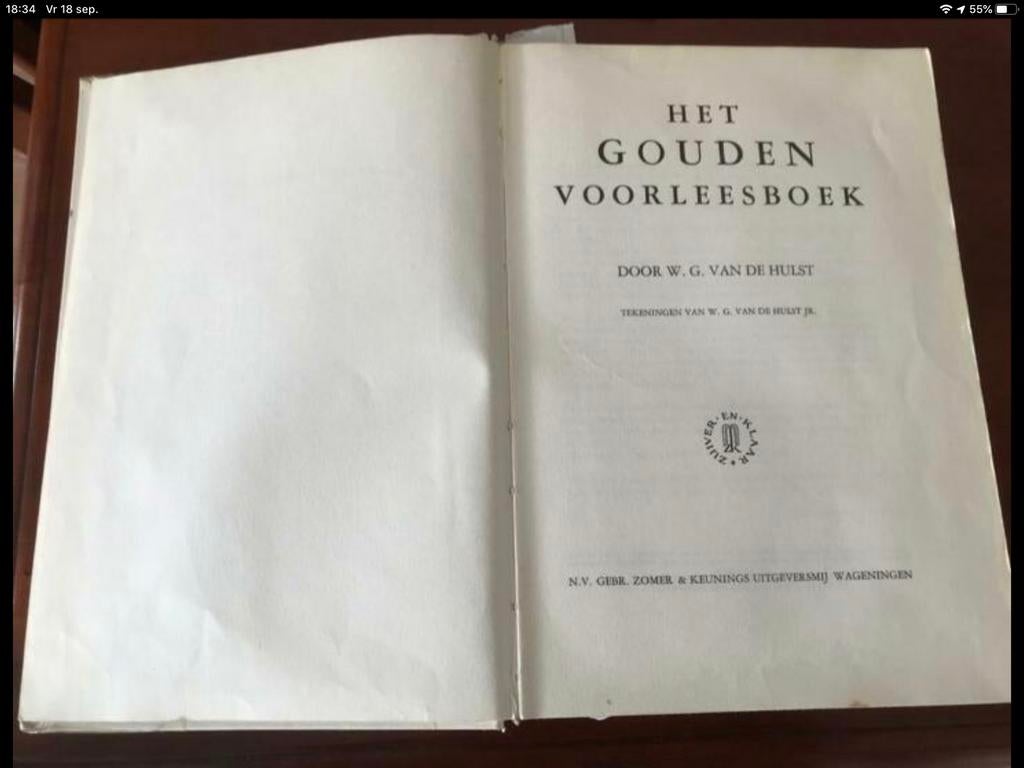 Het Gouden Voorleesboek - W. G. van de Hulst, Boeken, Ophalen of Verzenden, Gelezen