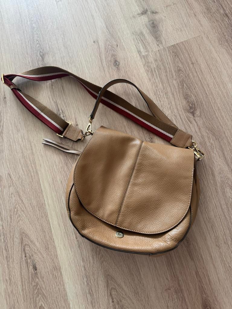 Gianni Chiarini Crossbody Tas -Gedragen, Zeer Goede Conditie, Ophalen of Verzenden, Gebruikt, Bruin, Schoudertasje