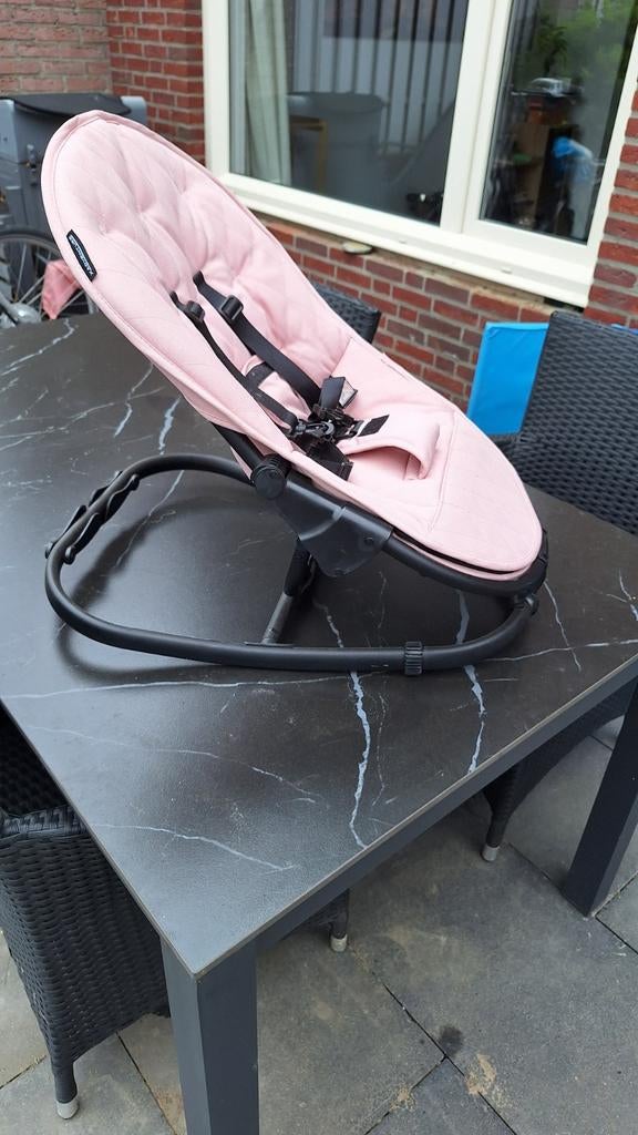 Roze wipstoel - verstelbaar, wieg- en vaste stand, Overige merken, Verstelbaar, Wipstoel, Ophalen of Verzenden