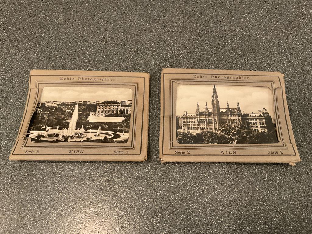 Twee Fotomapjes van Wenen jaren 20 Vorige eeuw, Ophalen of Verzenden