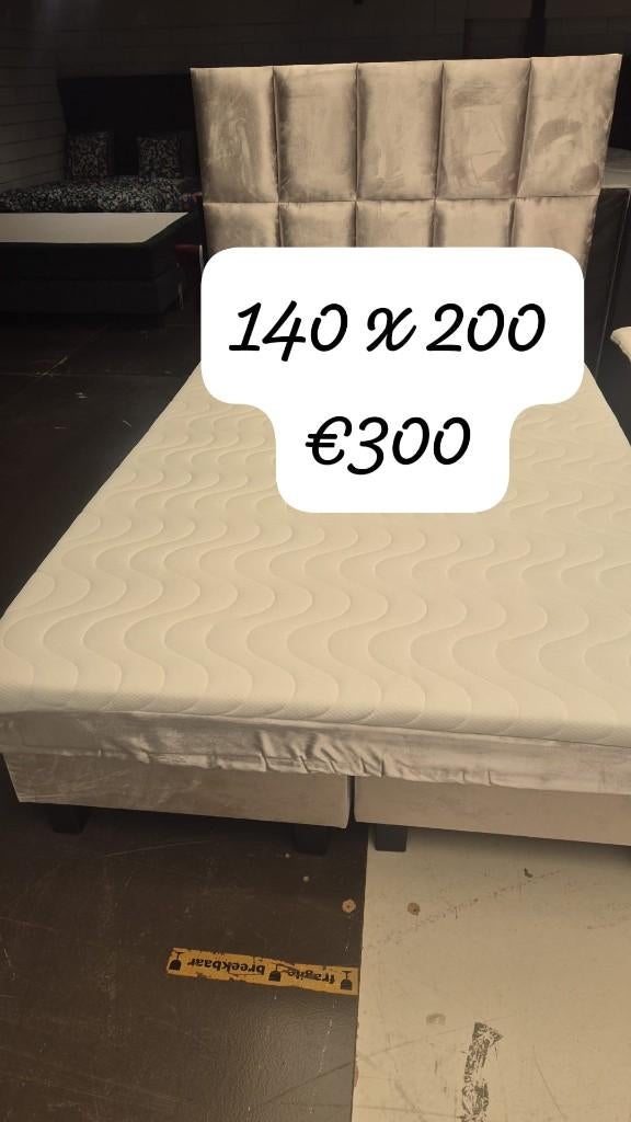 boxspring leegverkoop, outlet Rotterdam, korting tot 80%, Ophalen, 180 cm, 200 cm, Nieuw