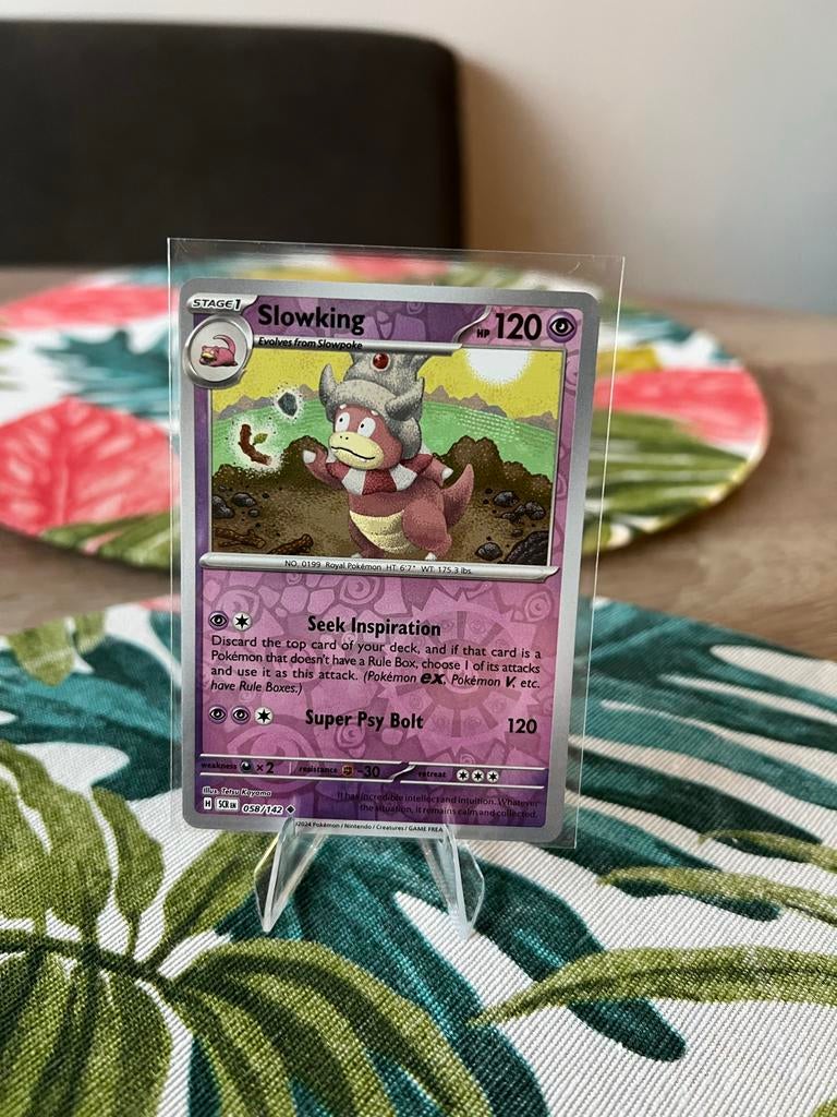 Slowking Pokémon Kaart - Royal Pokémon 058/142 Reverse Holo, Ophalen of Verzenden, Zo goed als nieuw, Losse kaart