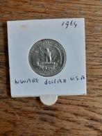 1964 Quarter Dollar - Zeldzame Amerikaanse Munt, Postzegels en Munten, Munten | Amerika, Verzenden, Noord-Amerika, Losse munt