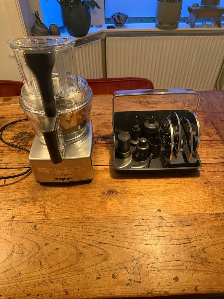 Magimix Compact 3200XL Foodprocessor, Ophalen, Nieuw, 3 tot 4 liter, Vaatwasserbestendig
