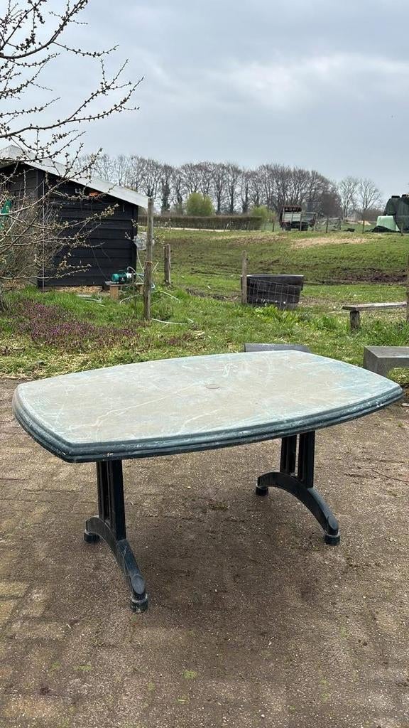 Gratis tuintafel, Ophalen, Gebruikt, Rechthoekig, Kunststof